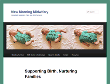 Tablet Screenshot of midwifejulia.com